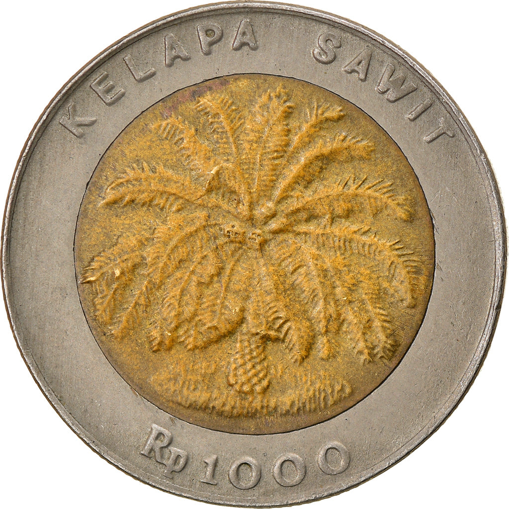 Coin, Indonesia, 1000 Rupiah, 1996, EF(40-45), Bi-Metallic, KM:56
