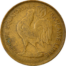 Munten, Frans Equatoriaal Afrika, 50 Centimes, 1942, Pretoria, ZF, Tin, KM:1