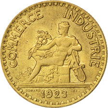FRANCE, Chambre de commerce, 2 Francs, 1923, Paris, KM #877, AU(55-58),...