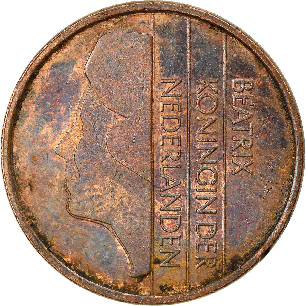 Moneda, Países Bajos, Beatrix, 5 Cents, 2000, BC+, Bronce, KM:202