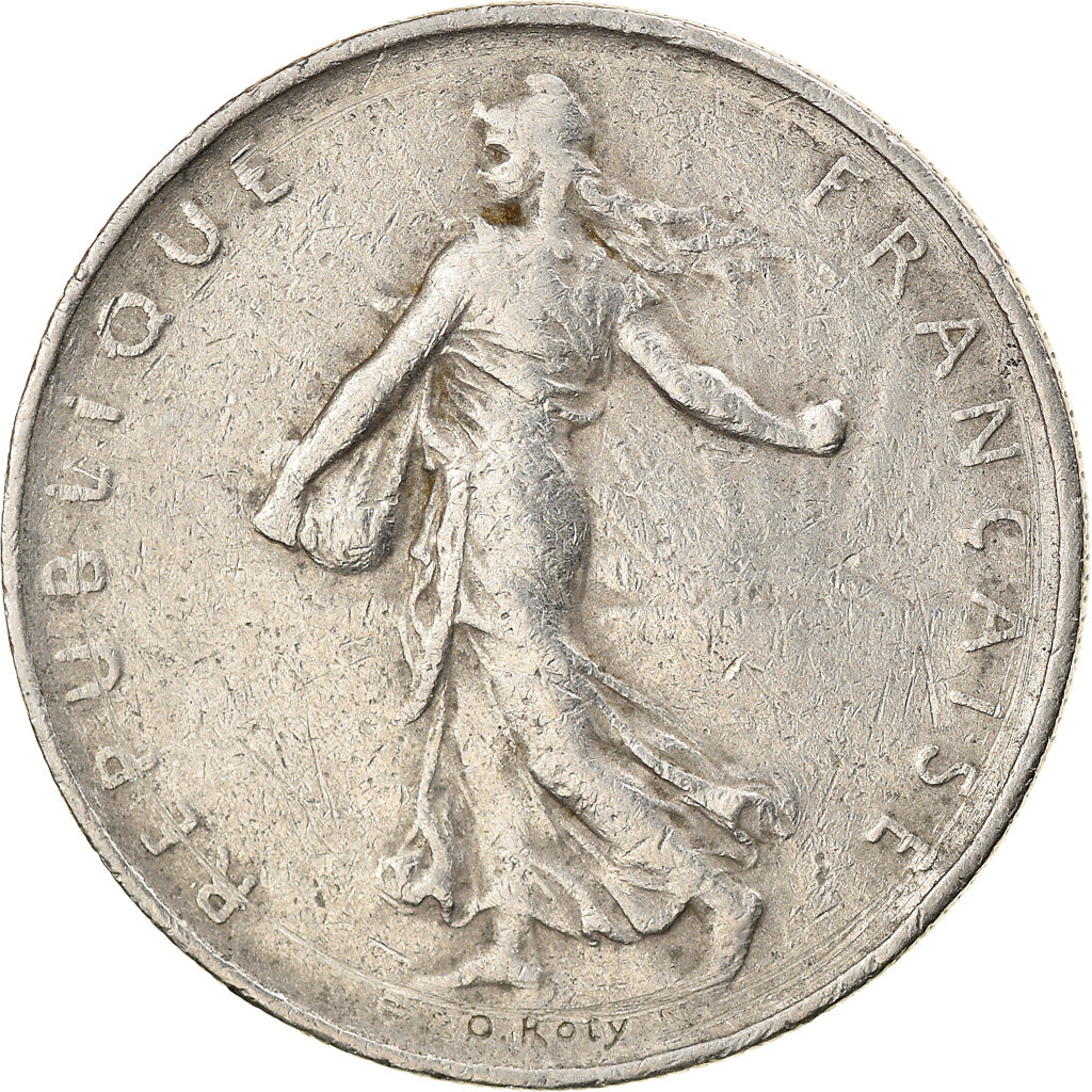 Coin, France, Semeuse, Franc, 1966, Paris, VF(20-25), Nickel, KM:925.1