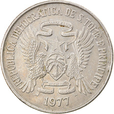 Moneda, Santo Tomé y la Isla de Príncipe, 20 Dobras, 1977, MBC, Cobre -
