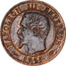 Moneta, Francia, Napoleon III, Napoléon III, Centime, 1855, Paris, BB+, Bronzo