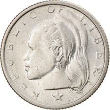 Coin, Liberia, 25 Cents, 1966, AU(50-53), Copper-nickel, KM:16a.1