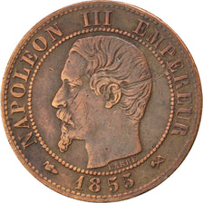 FRANCE, Napoléon III, Centime, 1855, Rouen, KM #775.2, VF(30-35), Bronze, Gadour