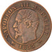 FRANCE, Napoléon III, Centime, 1855, Rouen, KM #775.2, VF(30-35), Bronze, Gadour