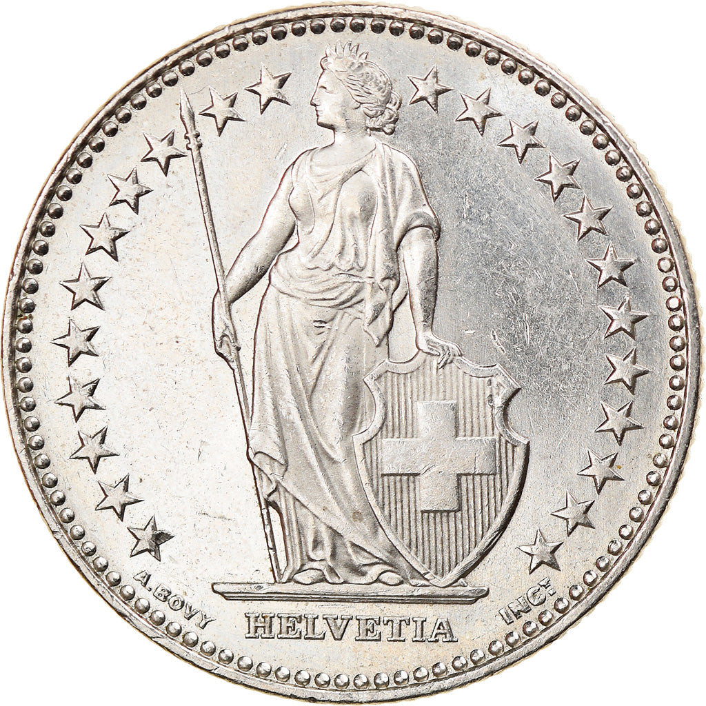 Coin, Switzerland, 2 Francs, 2009, Bern, AU(50-53), Copper-nickel, KM:21a.3