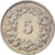 Moneta, Svizzera, 5 Rappen, 1946, Bern, MB, Rame-nichel, KM:26