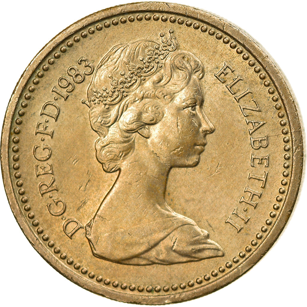 Münze, Großbritannien, Elizabeth II, Pound, 1983, SS+, Nickel-brass, KM:933