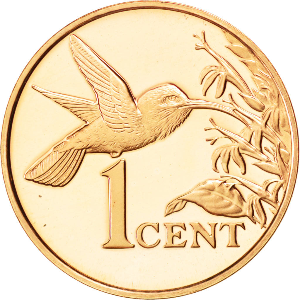 TRINIDAD & TOBAGO, Cent, 1975, Franklin Mint, KM #25, MS(63), Bronze, 17.8, 1.90