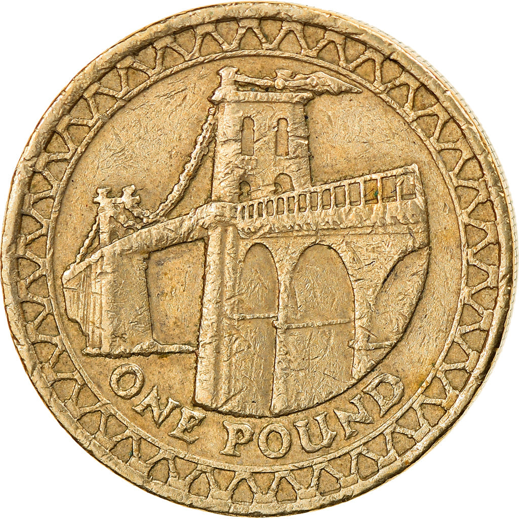 Coin, Great Britain, Elizabeth II, Pound, 2005, British Royal Mint, VF(30-35)