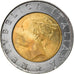 Moneda, Italia, 500 Lire, 1997, Rome, MBC+, Bimetálico, KM:187