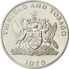 TRINIDAD & TOBAGO, Dollar, 1975, Franklin Mint, KM #23, MS(63), Copper-Nickel,..