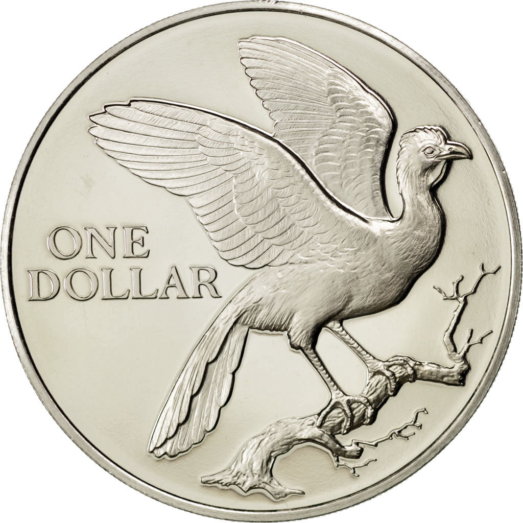 TRINIDAD & TOBAGO, Dollar, 1975, Franklin Mint, KM #23, MS(63), Copper-Nickel,..