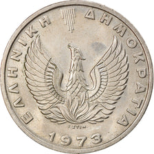 Coin, Greece, 20 Drachmai, 1973, AU(55-58), Copper-nickel, KM:112