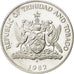 Munten, TRINIDAD & TOBAGO, 25 Cents, 1982, UNC-, Zilver, KM:45a
