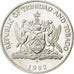 Coin, TRINIDAD & TOBAGO, 25 Cents, 1982, MS(63), Silver, KM:45a