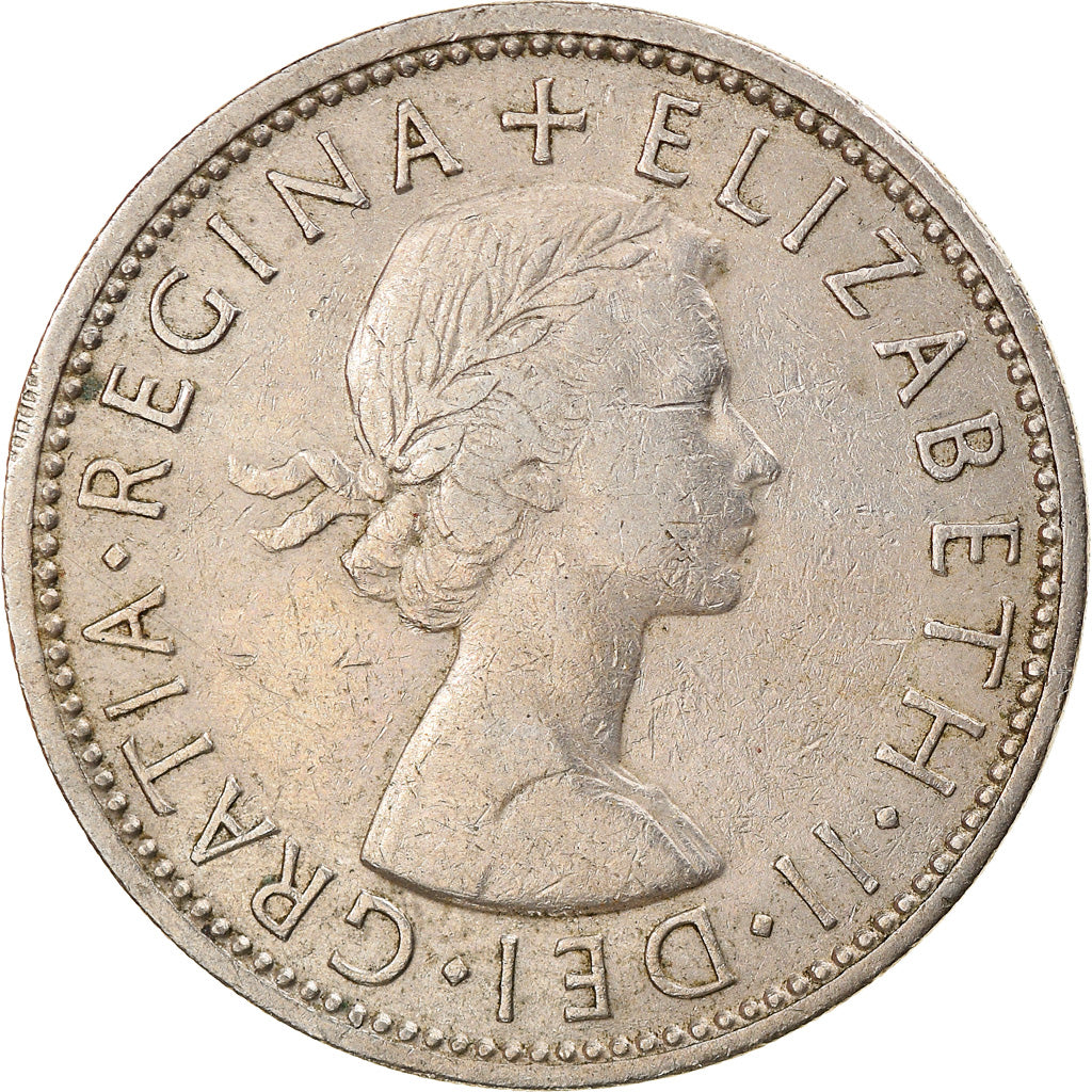 Munten, Groot Bretagne, Elizabeth II, Florin, Two Shillings, 1964, FR+