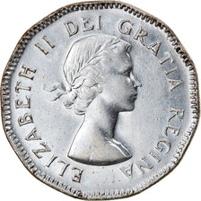 Coin, Canada, Elizabeth II, 5 Cents, 1953, Royal Canadian Mint, Ottawa