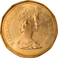Coin, Canada, Elizabeth II, Dollar, 1987, Royal Canadian Mint, Ottawa