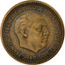 Coin, Spain, Francisco Franco, caudillo, Peseta, 1952, EF(40-45)