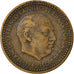 Moneta, Spagna, Francisco Franco, caudillo, Peseta, 1953, MB+, Alluminio-bronzo