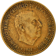 Coin, Spain, Francisco Franco, caudillo, Peseta, 1970, VF(30-35)