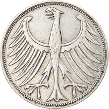 Coin, GERMANY - FEDERAL REPUBLIC, 5 Mark, 1951, Munich, EF(40-45), Silver