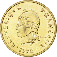 Nuove Ebridi, 2 Francs, 1970, Paris, SPL, Bronzo-alluminio-nichel, KM:E5, Lec...