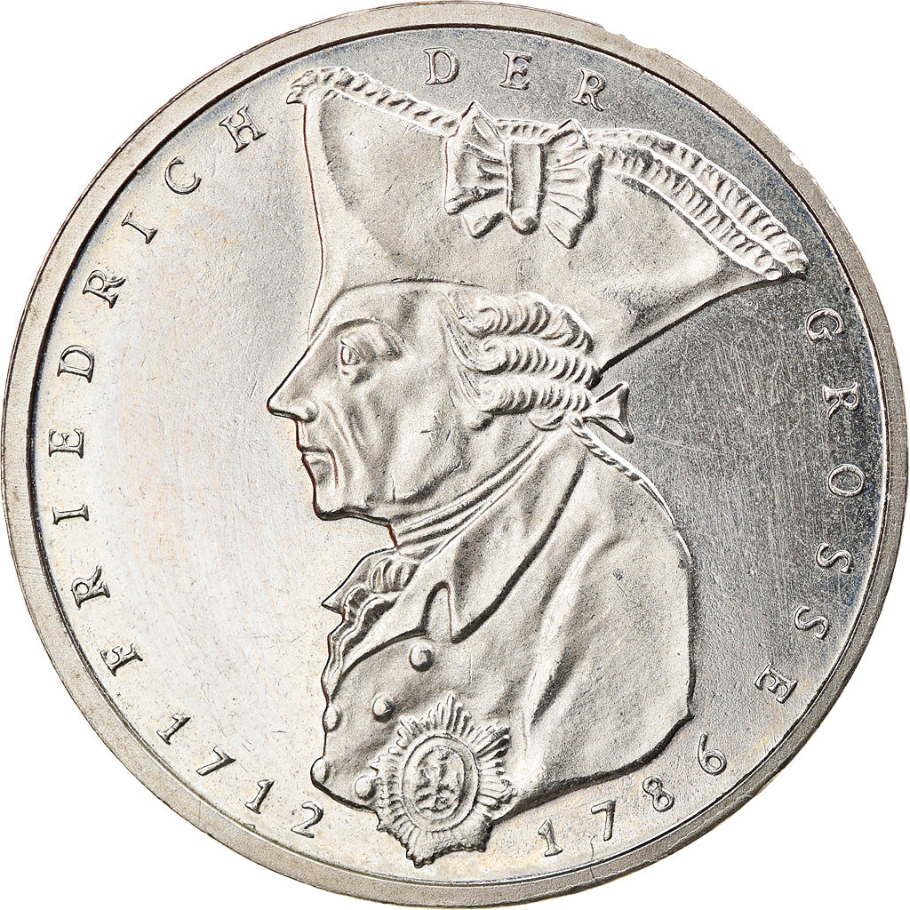 Coin, GERMANY - FEDERAL REPUBLIC, 5 Mark, 1986, Stuttgart, Germany, EF(40-45)