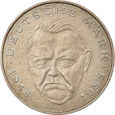 Coin, GERMANY - FEDERAL REPUBLIC, 2 Mark, 1991, Hambourg, EF(40-45)