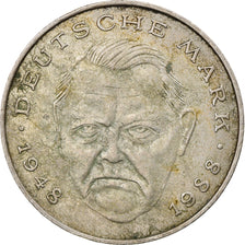 Coin, GERMANY - FEDERAL REPUBLIC, 2 Mark, 1990, Hambourg, VF(30-35)