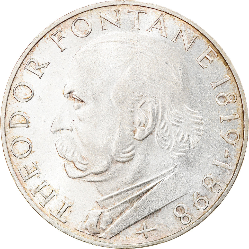 Coin, GERMANY - FEDERAL REPUBLIC, 5 Mark, 1969, Karlsruhe, Germany, AU(55-58)