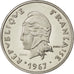 Monnaie, New Hebrides, 20 Francs, 1967, Paris, SPL, Nickel, KM:E3, Lecompte:41