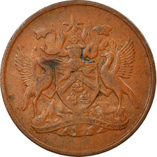 Coin, TRINIDAD & TOBAGO, Cent, 1968, Franklin Mint, AU(50-53), Bronze, KM:1