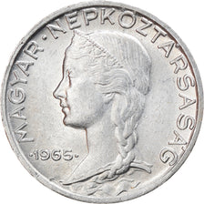 Coin, Hungary, 5 Filler, 1965, Budapest, MS(63), Aluminum, KM:549