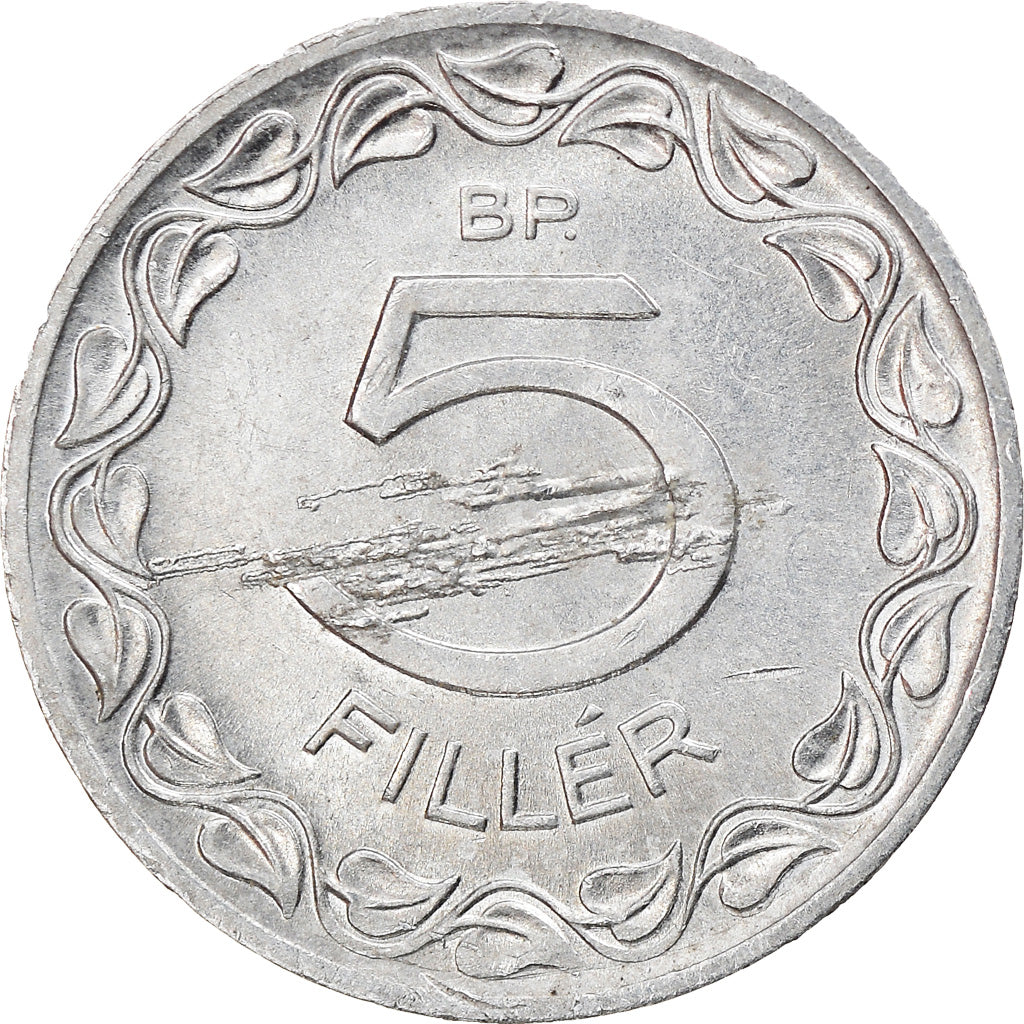 Monnaie, Hongrie, 5 Filler, 1965, Budapest, TB, Aluminium, KM:549