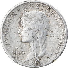 Moneta, Ungheria, 5 Filler, 1948, Budapest, MB, Alluminio, KM:535
