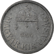 Coin, Hungary, 2 Filler, 1944, EF(40-45), Zinc, KM:519