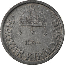 Coin, Hungary, 2 Filler, 1944, AU(50-53), Zinc, KM:519