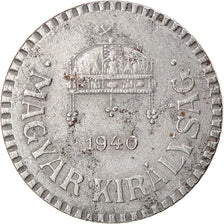 Coin, Hungary, 2 Filler, 1940, Budapest, EF(40-45), Steel, KM:518.1