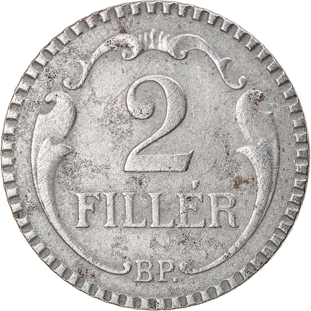Coin, Hungary, 2 Filler, 1940, Budapest, EF(40-45), Steel, KM:518.1