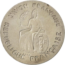 Monnaie, FRENCH OCEANIA, Franc, 1948, SUP, Bronze-Nickel, KM:E3, Lecompte:5