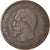 Moneda, Francia, Napoleon III, 5 Centimes, 1854, Paris, BC+, Bronce, Gadoury:152