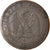 Moneda, Francia, Napoleon III, 5 Centimes, 1854, Paris, BC+, Bronce, Gadoury:152