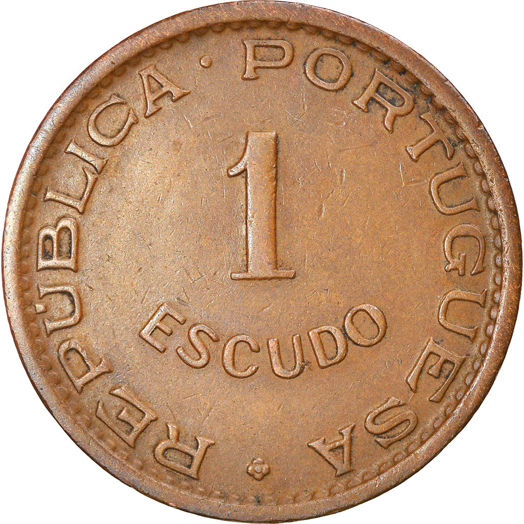 Coin, Angola, Escudo, 1963, EF(40-45), Bronze, KM:76