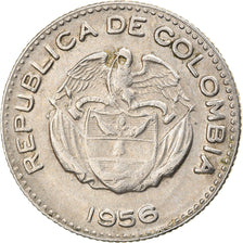Moneda, Colombia, 10 Centavos, 1956, Bogota, MBC+, Cobre - níquel, KM:212.2