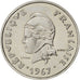 Nuova Caledonia, 10 Francs, 1967, Paris, SPL, Nichel, KM:E11, Lecompte:85