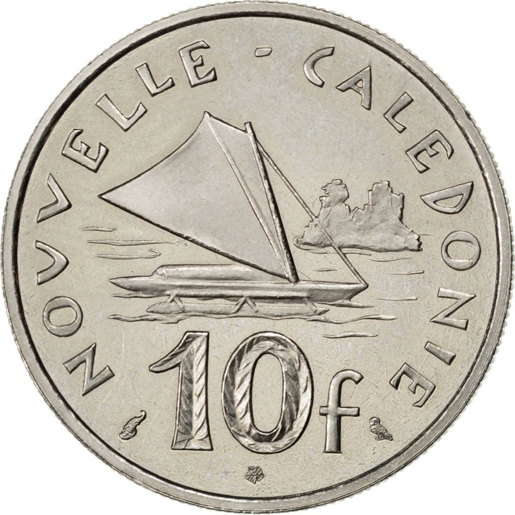 Nuova Caledonia, 10 Francs, 1967, Paris, SPL, Nichel, KM:E11, Lecompte:85