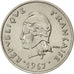 NEW CALEDONIA, 10 Francs, 1967, Paris, KM #5, AU(50-53), Nickel, 24, Lecompte...
